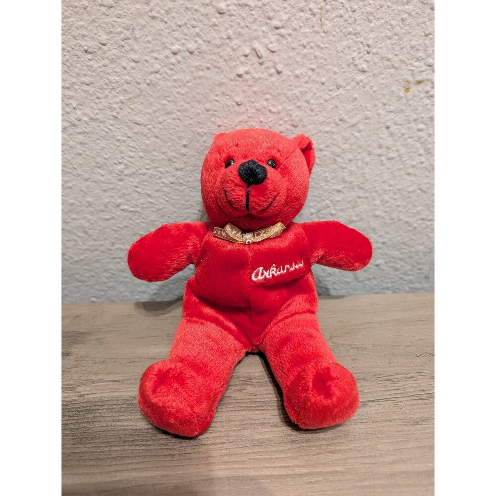 Symbolz Arkansas Natural State Souvenir Beanbag Bear Plush 2000